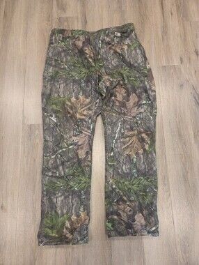 Gamehide Mens XL Insect Shield Elimitick Camouflage Pants Elastic Waist 37"×33"